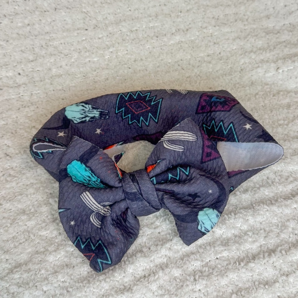 Aztec Baby Bow Headband